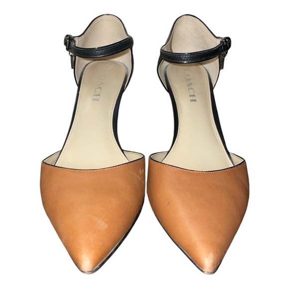 Coach Woman's Seline Matte Calf High Heels - Picture 3 of 7